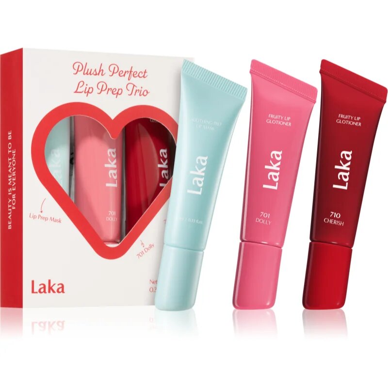 Laka Plush Perfect Lip Prep Trio dárková sada na rty