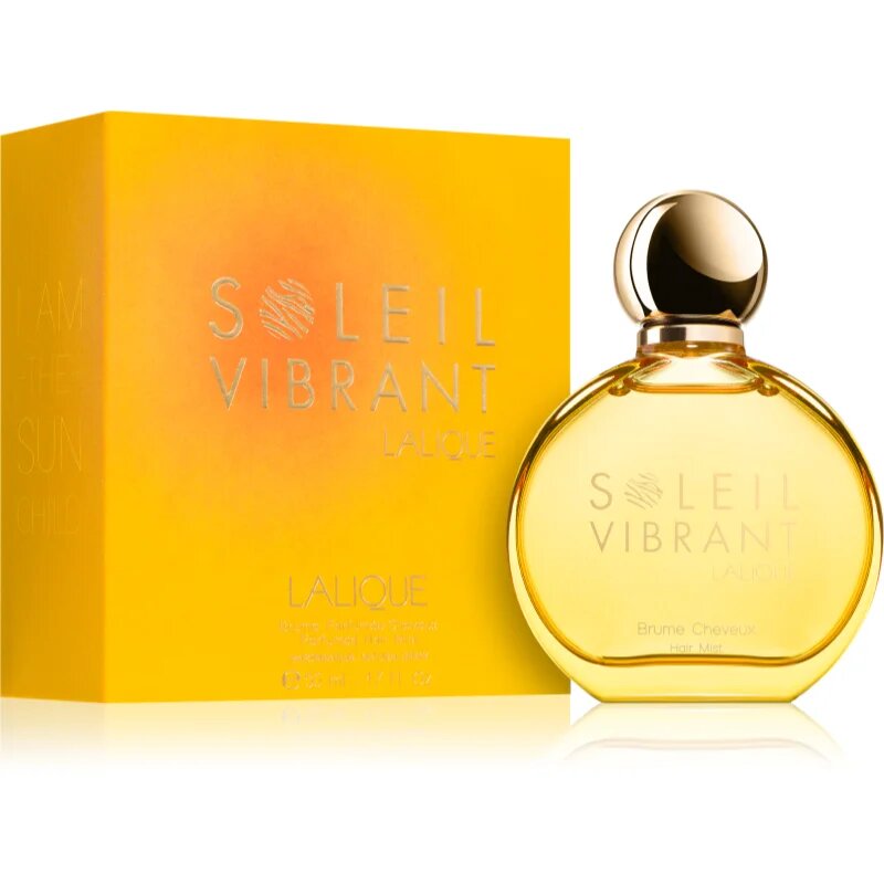 Lalique Soleil Vibrant parfémovaná mlha do vlasů pro ženy 50 ml