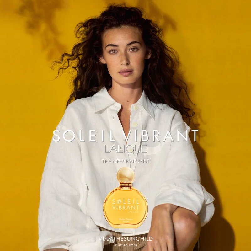 Lalique Soleil Vibrant parfémovaná mlha do vlasů pro ženy 50 ml