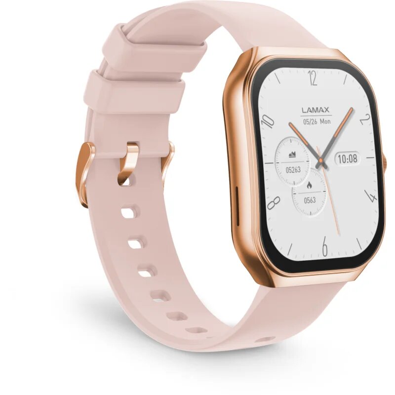 LAMAX Electronics Flow AMOLED Rose Gold chytré hodinky 1 ks