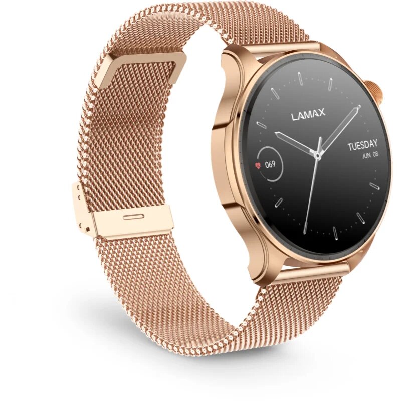 LAMAX Electronics Prism AMOLED Rose Gold chytré hodinky 1 ks