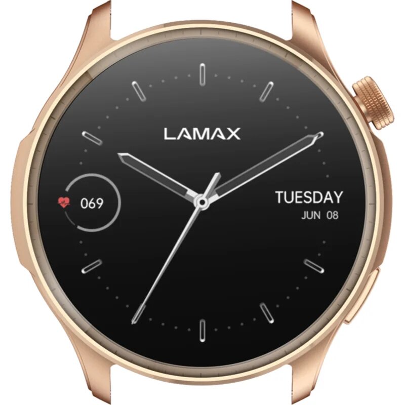 LAMAX Electronics Prism AMOLED Rose Gold chytré hodinky 1 ks