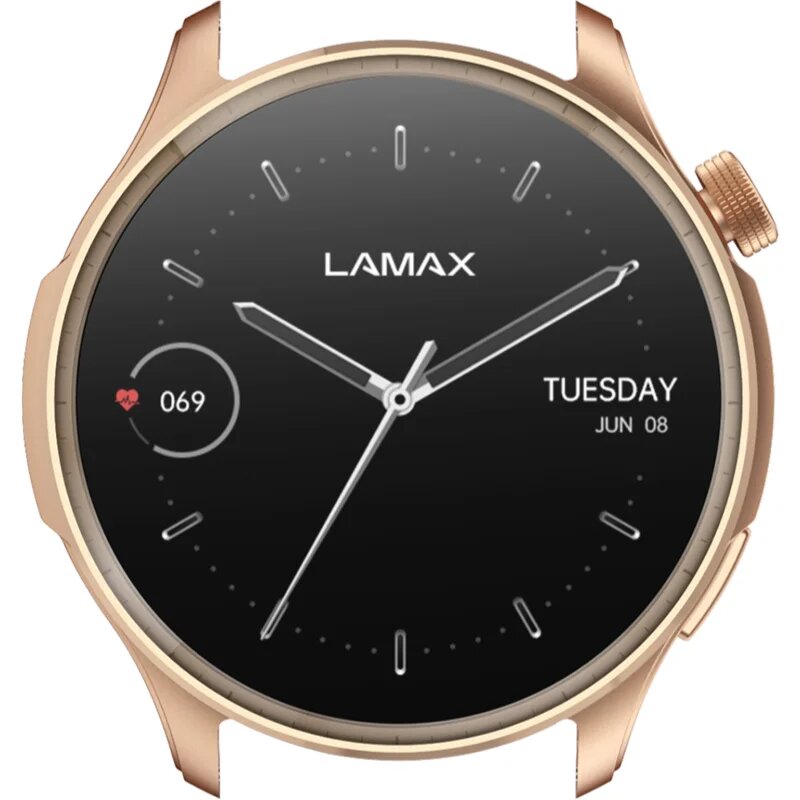 LAMAX Electronics Prism AMOLED Rose Gold chytré hodinky 1 ks