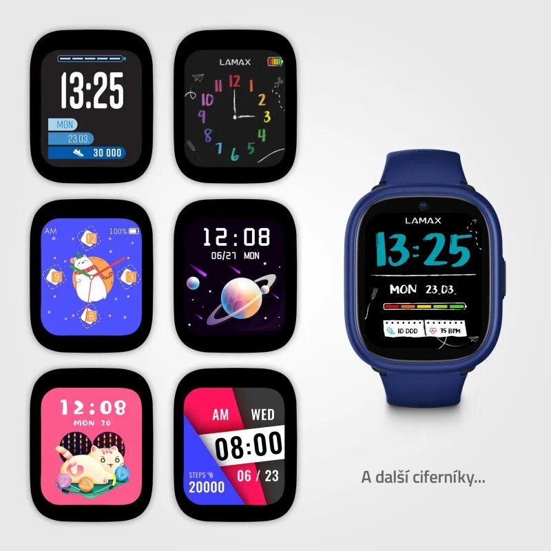 LAMAX Electronics WatchY4 Plus chytré hodinky pro děti 1 ks