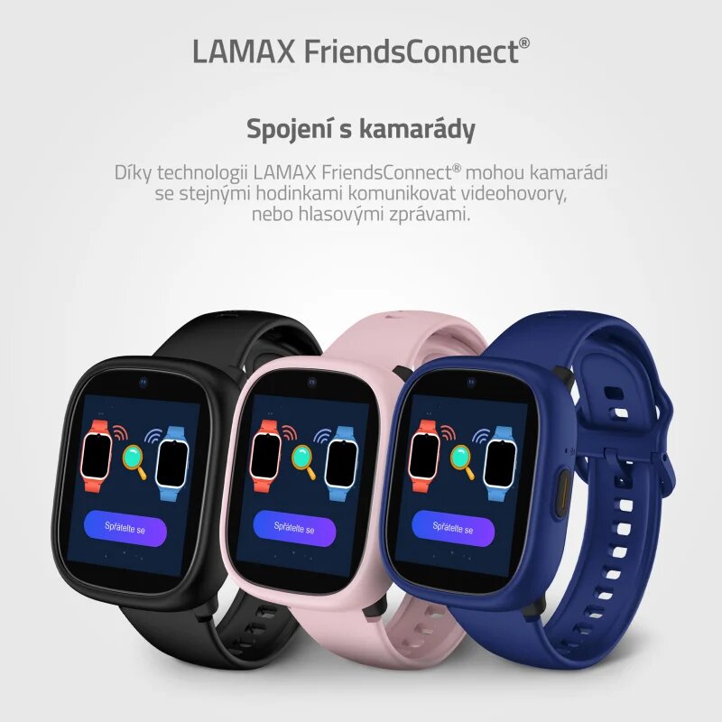 LAMAX Electronics WatchY4 Plus chytré hodinky pro děti 1 ks