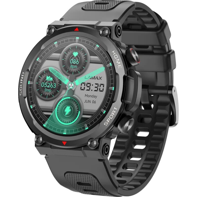 LAMAX Electronics Xplore Black chytré hodinky 1 ks