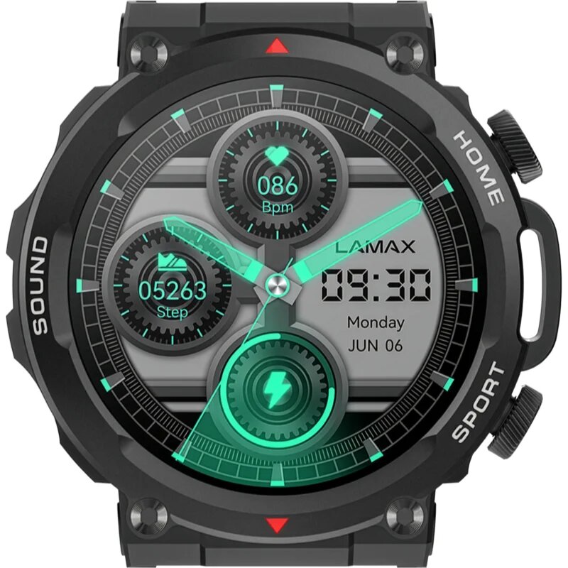 LAMAX Electronics Xplore Black chytré hodinky 1 ks
