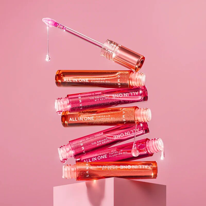 LAMEL All in One Lip Tinted Plumping Oil tónovací olej na rty pro zvětšení objemu № 401 Peachy 3 ml
