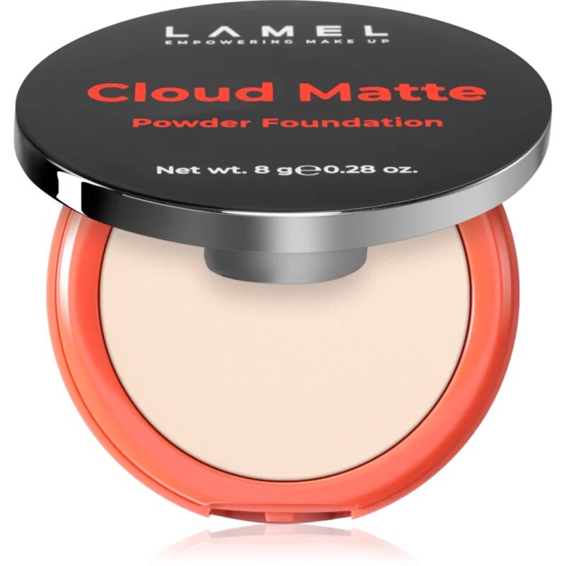 LAMEL Cloud Matte Powder Foundation matující pudrový make-up odstín 01 Fair Ivory 8 g
