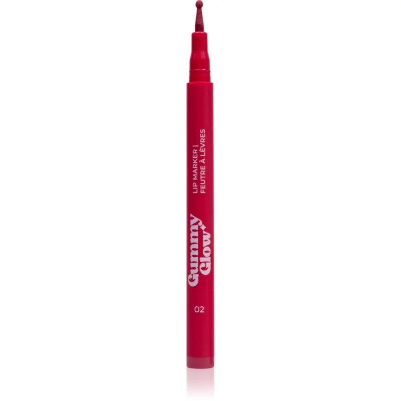 LAMEL Gummy Glow Lip Marker fix na rty pro dlouhotrvající efekt odstín 02 1.6 ml