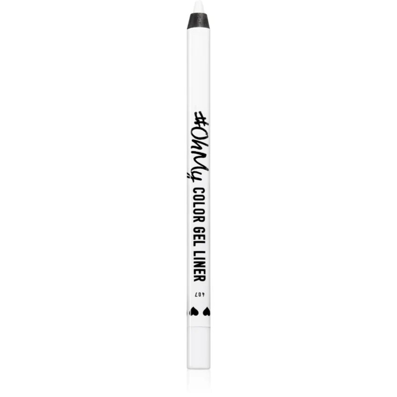 LAMEL OhMy Color Gel Liner gelové oční linky odstín 407 White 1.4 g