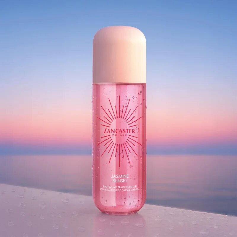 Lancaster Eau de Hair & Body Mist parfémovaná mlha na obličej tělo a vlasy vůně Jasmine Sunset 236 ml