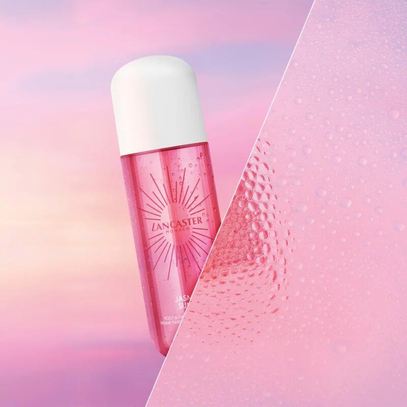 Lancaster Eau de Hair & Body Mist parfémovaná mlha na obličej tělo a vlasy vůně Jasmine Sunset 236 ml