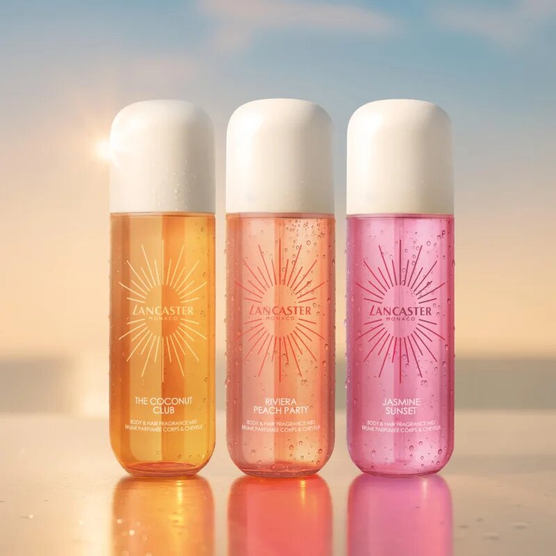 Lancaster Eau de Hair & Body Mist parfémovaná mlha na obličej tělo a vlasy vůně Jasmine Sunset 236 ml