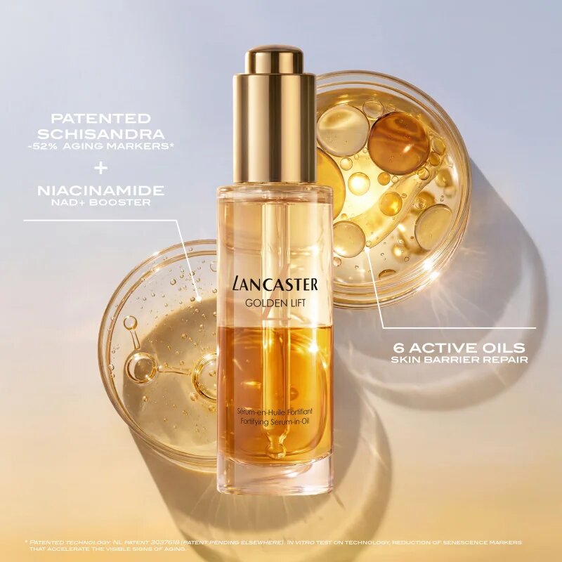 Lancaster Golden Lift Fortifying Serum-in-Oil olejové sérum pro posílení kožní bariéry 50 ml