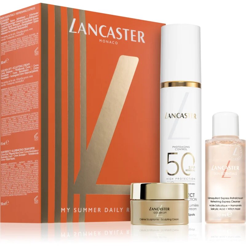 Lancaster Skin & Sun Daily Routine dárková sada pro perfektní pleť