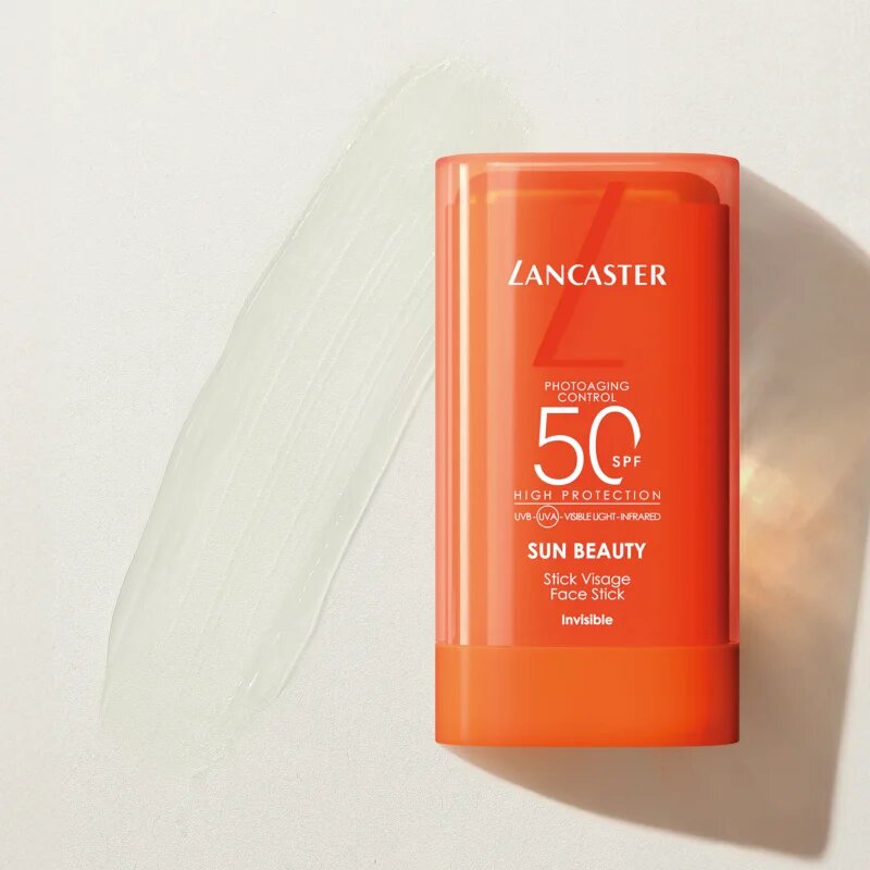Lancaster Sun Beauty Face Stick opalovací krém v tyčince na obličej a krk SPF 50 19 g