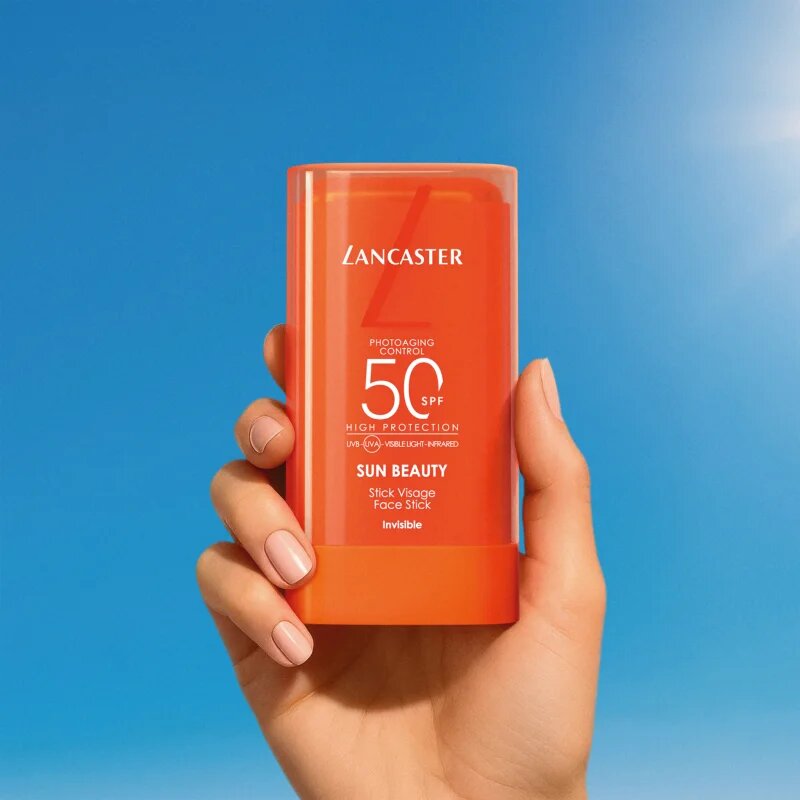Lancaster Sun Beauty Face Stick opalovací krém v tyčince na obličej a krk SPF 50 19 g