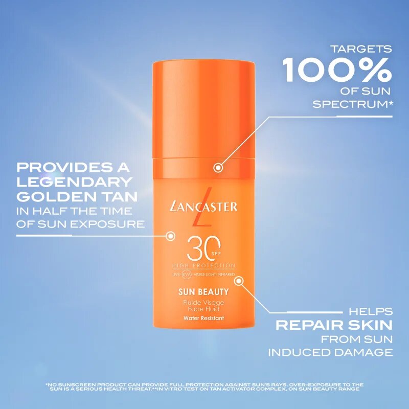 Lancaster Sun Beauty Sun Protective Fluid fluidní krém na opalování SPF 30 30 ml
