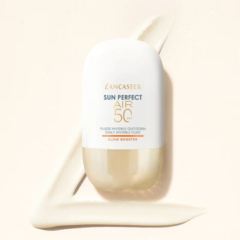 Lancaster Sun Perfect Air 50 Glow Booster ultra lehký ochranný fluid pro unavenou pleť SPF 50 40 ml