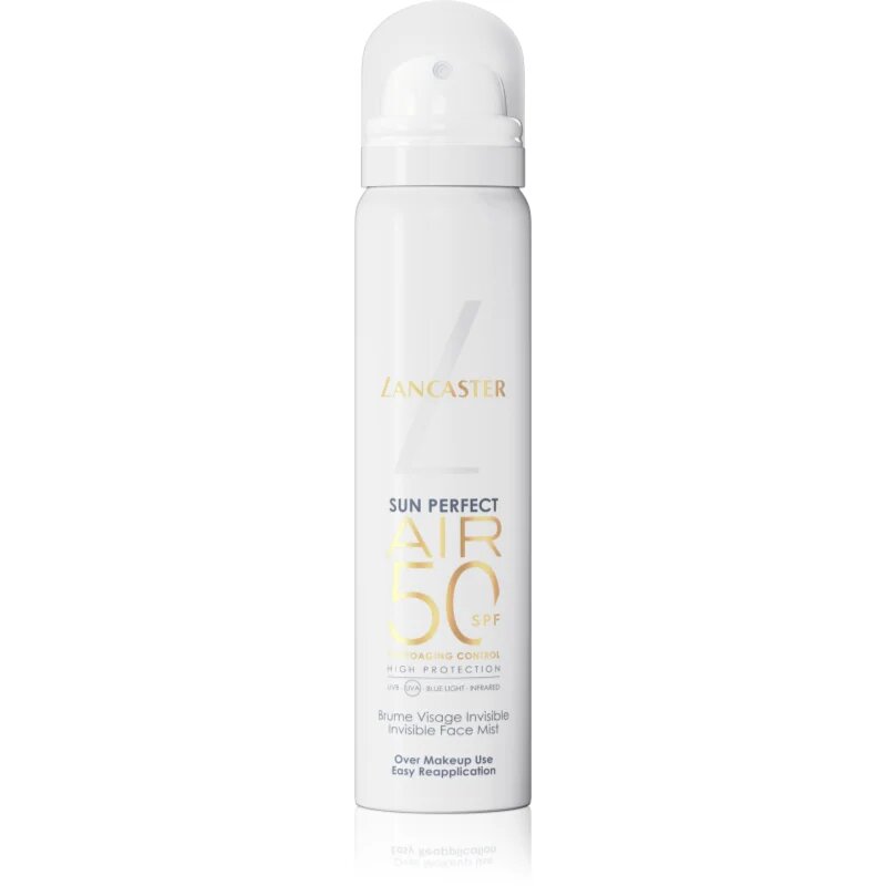 Lancaster Sun Perfect Air Invisible Face Mist pleťová mlha pro pobyt na slunci SPF 50 75 ml