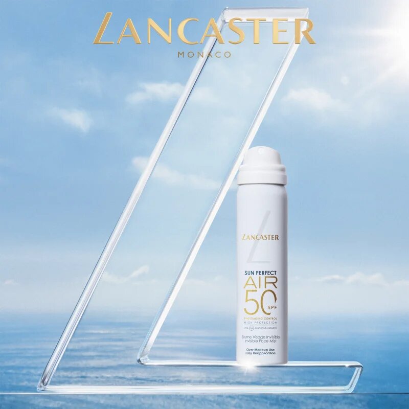 Lancaster Sun Perfect Air Invisible Face Mist pleťová mlha pro pobyt na slunci SPF 50 75 ml