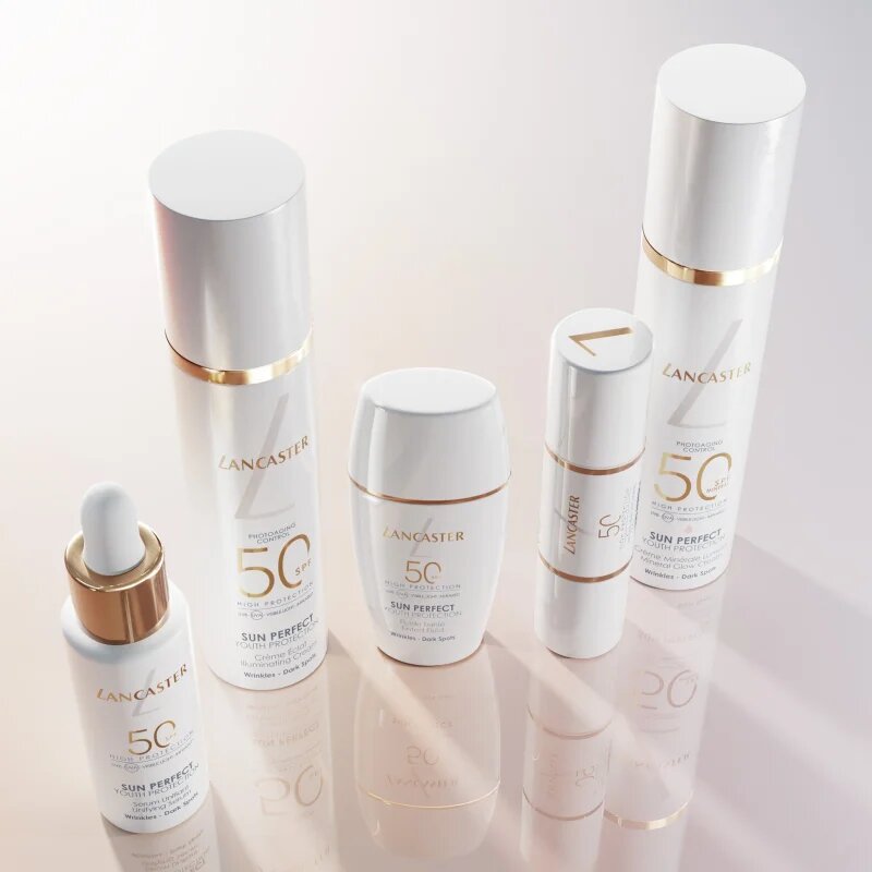 Lancaster Sun Perfect Clear & Tinted Stick SPF50 víceúčelový make-up v tyčince SPF 50 pro ženy 12 g