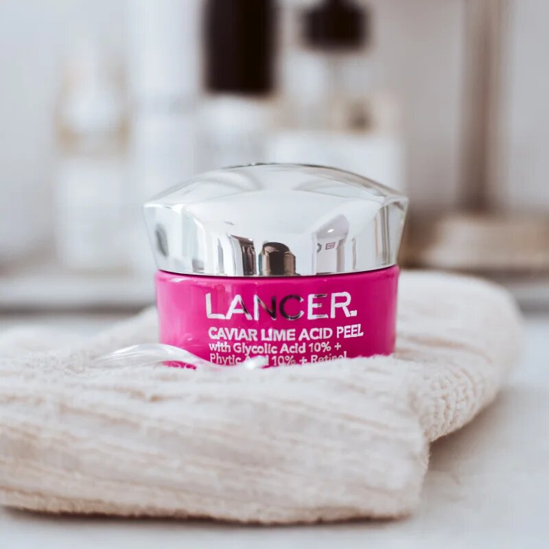 LANCER CAVIAR LIME ACID PEEL krémový peeling pro rozjasnění a hydrataci 50 ml