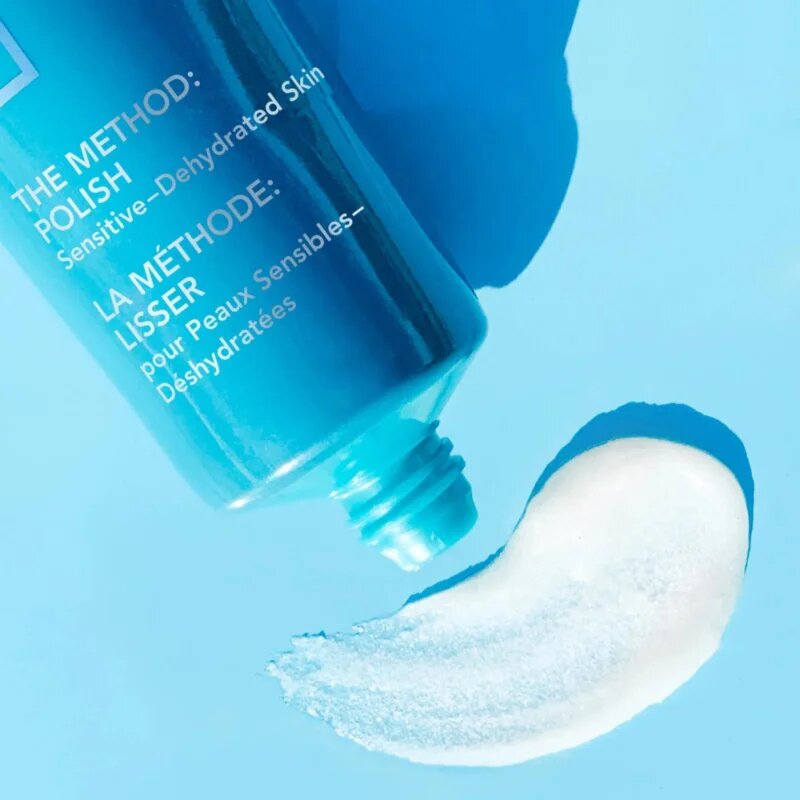 LANCER THE METHOD POLISH Sensitive-Dehydrated Skin čisticí krémový peeling pro suchou až citlivou pleť 120 ml
