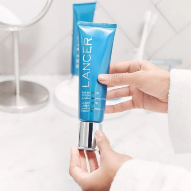 LANCER THE METHOD POLISH Sensitive-Dehydrated Skin čisticí krémový peeling pro suchou až citlivou pleť 120 ml