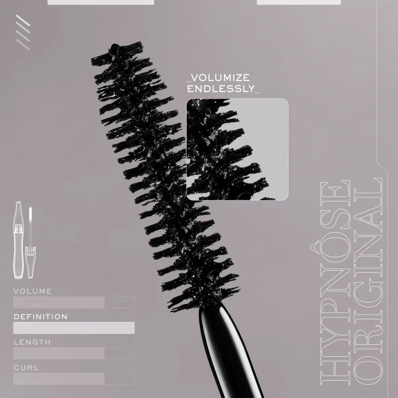 Lancôme Hypnôse řasenka pro extra objem odstín 01 Noir Hypnotic 6.2 ml