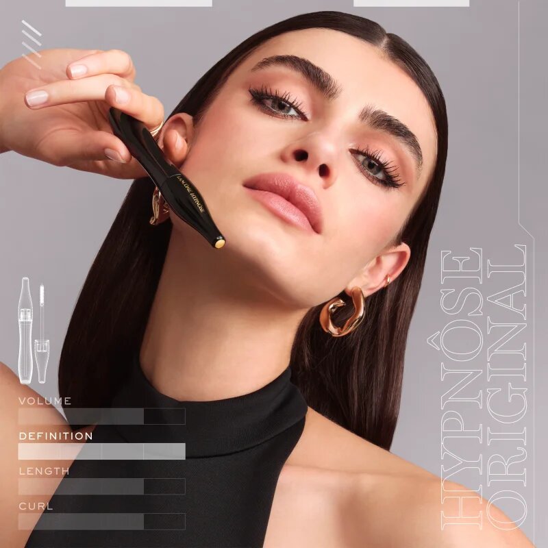 Lancôme Hypnôse řasenka pro extra objem odstín 01 Noir Hypnotic 6.2 ml