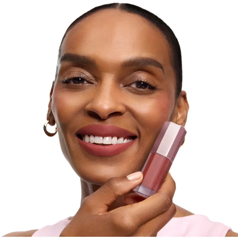 Lancôme Lip Idôle CuddleBlur™ Matte Velvet Lip Cream vyplňující balzám na rty s matným efektem odstín 60 Million-Dollar Berry 8.5 ml