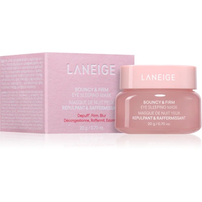 LANEIGE Bouncy & Firm Eye Sleeping Mask maska na oční okolí 20 ml