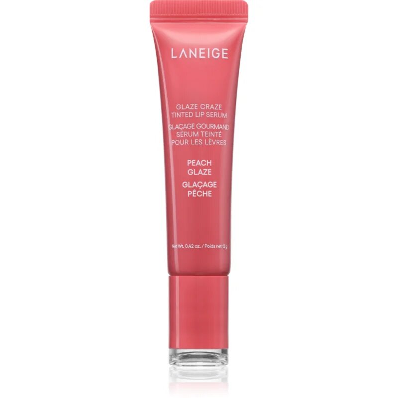 LANEIGE Glaze Craze Tinted Lip Serum tónovací balzám na rty odstín Peach Glaze 12 g