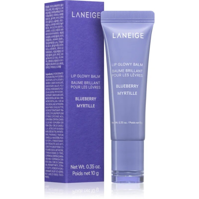 LANEIGE Lip Glowy Balm balzám na rty dodávající hydrataci a lesk odstín Blueberry 10 g
