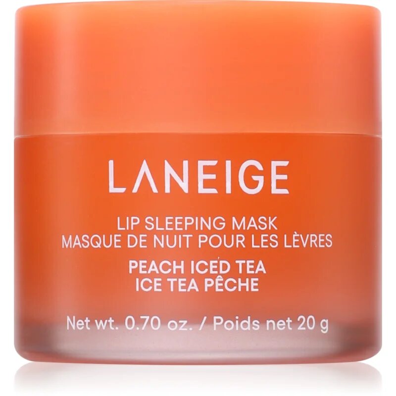 LANEIGE Lip Sleeping Mask noční regenerační maska na rty odstín Peach Iced Tea 20 g