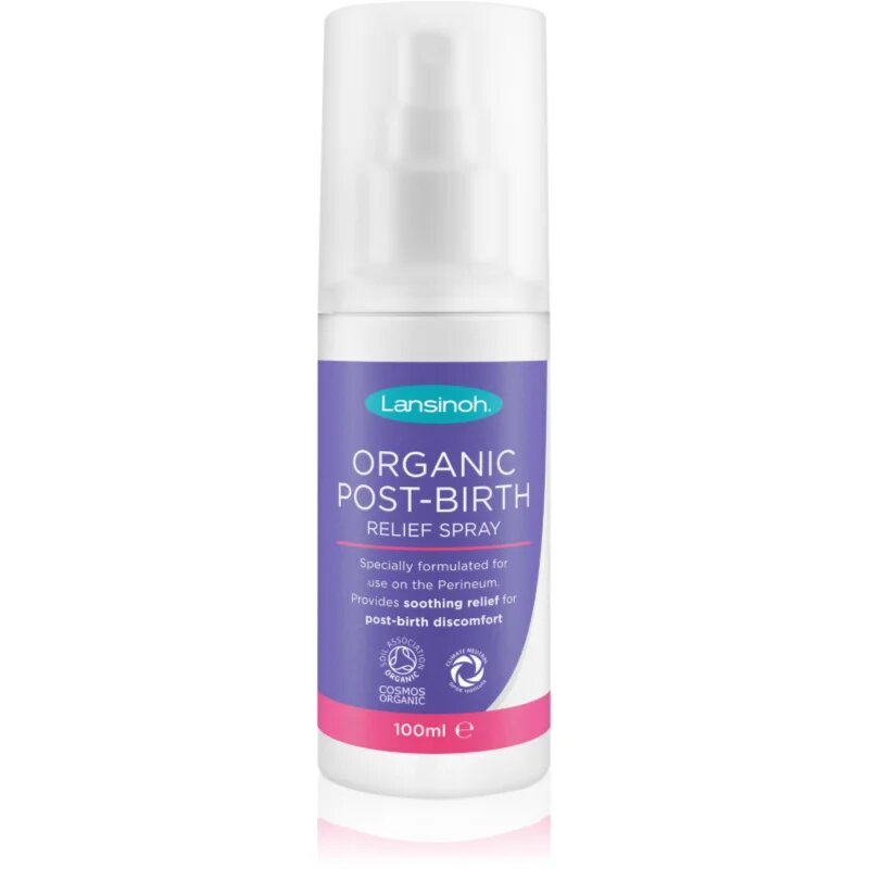 Lansinoh Organic Post-Birth uklidňující sprej pro maminky 100 ml