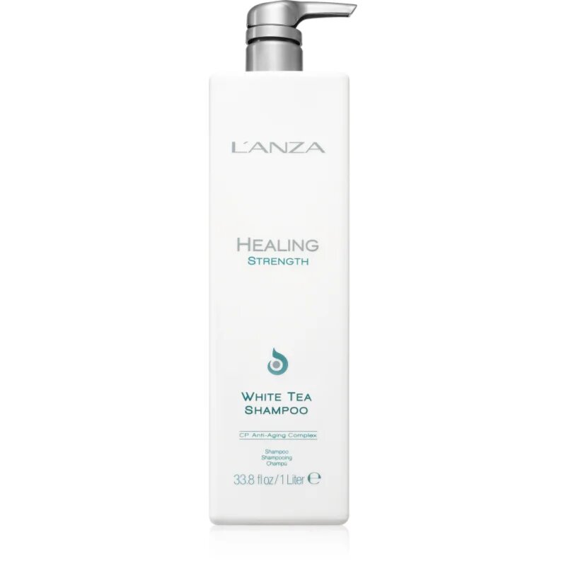 L'anza Healing Strength White Tea Shampoo šampon pro jemné a zplihlé vlasy s bílým čajem 950 ml