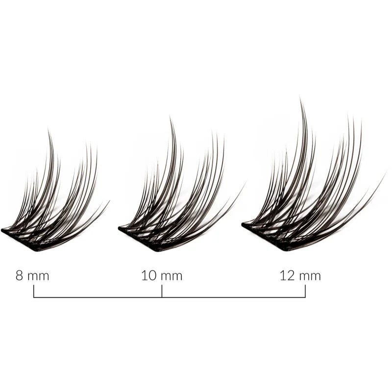 Lash Brow Bonding Eyelashes trsové nalepovací řasy Basic 30 ks