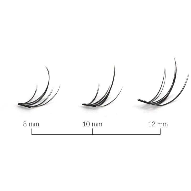 Lash Brow Bonding Eyelashes trsové nalepovací řasy Extra Small 30 ks