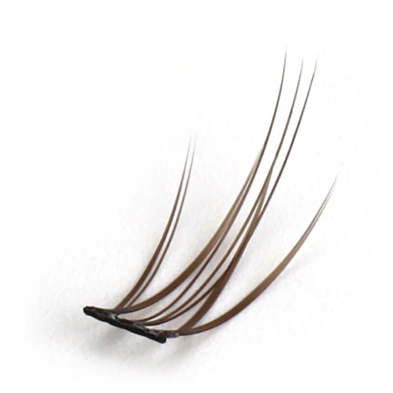 Lash Brow Bonding Eyelashes trsové nalepovací řasy Extra Small Brownie 1 ks