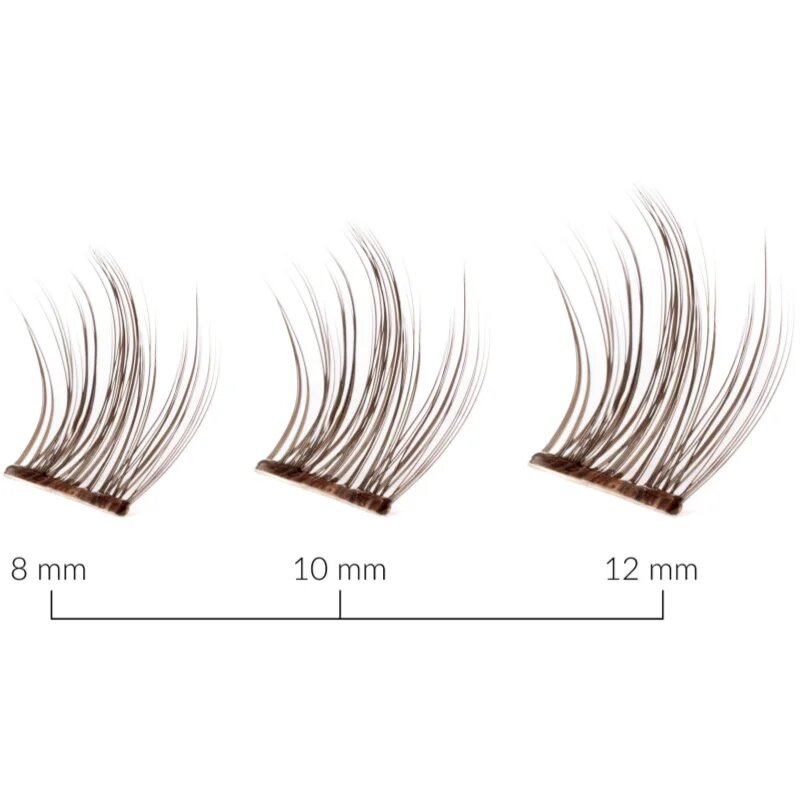 Lash Brow Press&Go Self-Adhesive Eyelashes samolepící trsové řasy Classy Night Brownie 1 ks
