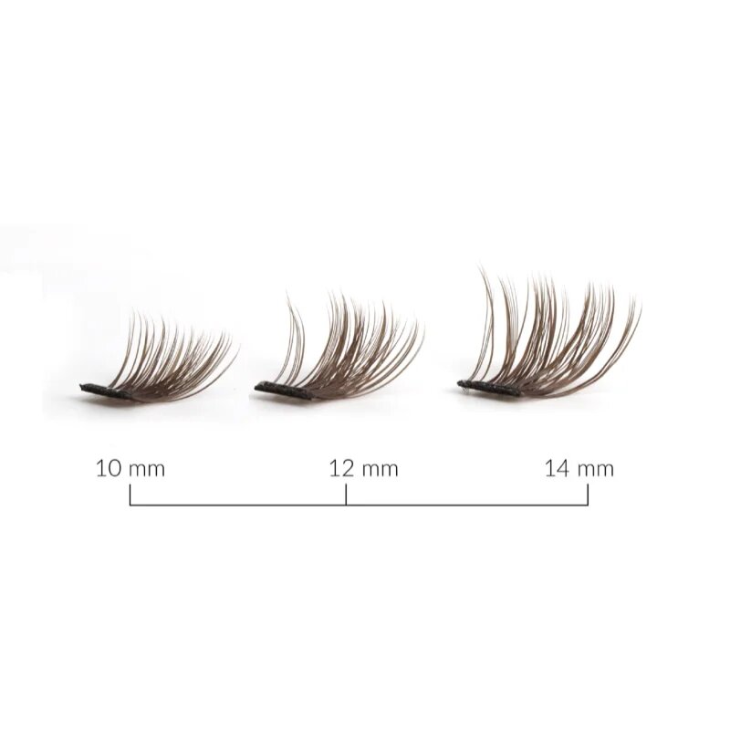 Lash Brow Press&Go Self-Adhesive Eyelashes samolepící trsové řasy Party Fever Brownie 1 ks