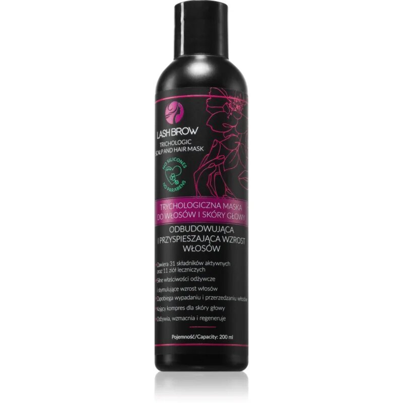 Lash Brow Trichologic Scalp and Hair maska na vlasy a vlasovou pokožku 150 ml