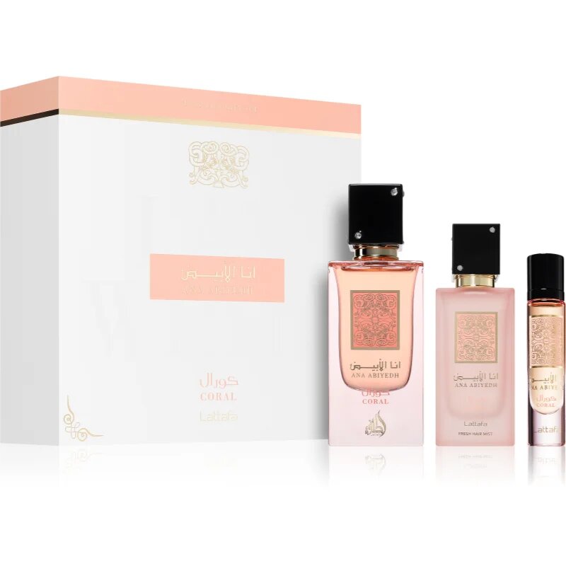 Lattafa Ana Abiyedh Coral dárková sada unisex 1 ks