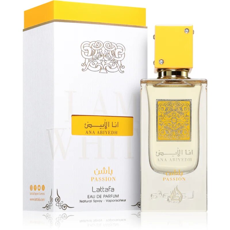 Lattafa Ana Abiyedh Passion parfémovaná voda pro ženy 60 ml