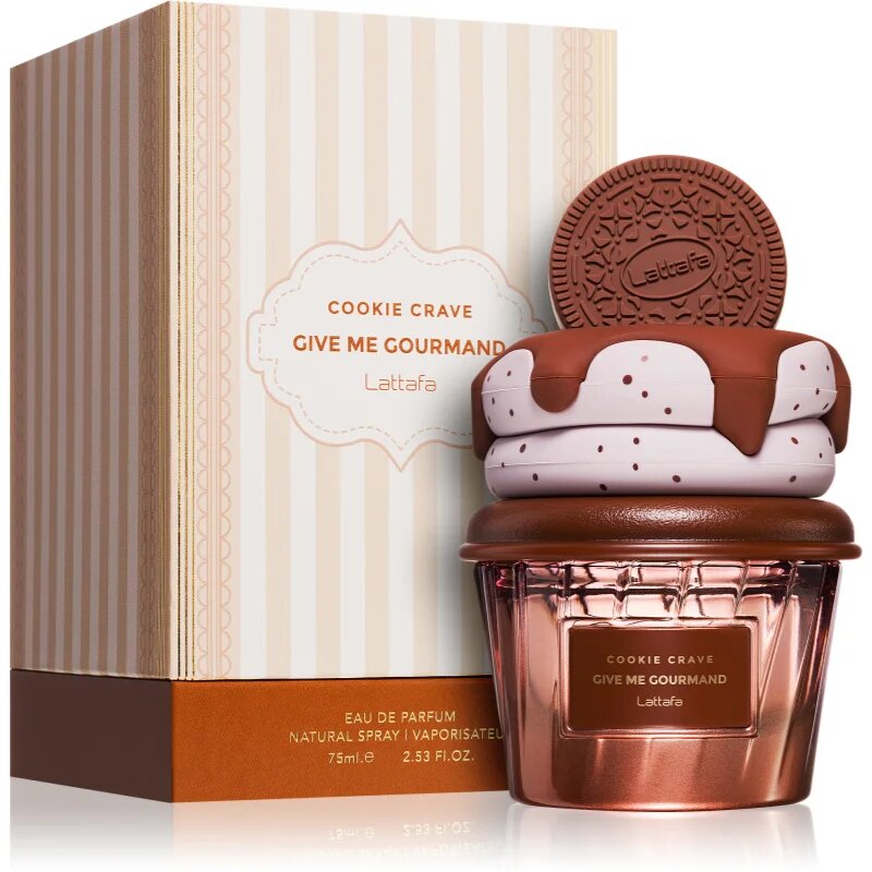 Lattafa Give Me Gourmand Cookie Crave parfémovaná voda unisex 75 ml