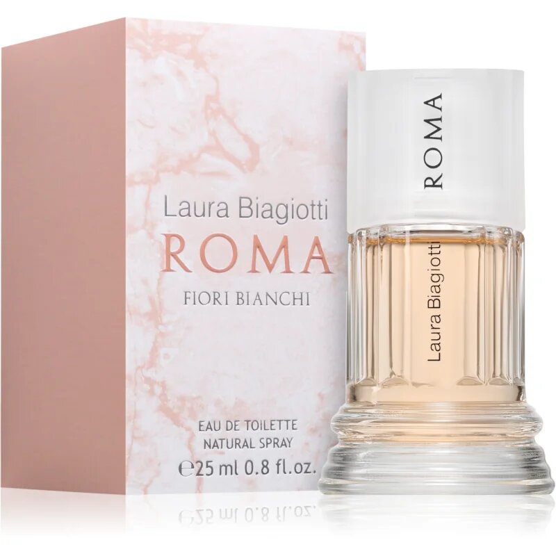 Laura Biagiotti Roma Fiori Bianchi toaletní voda pro ženy 25 ml