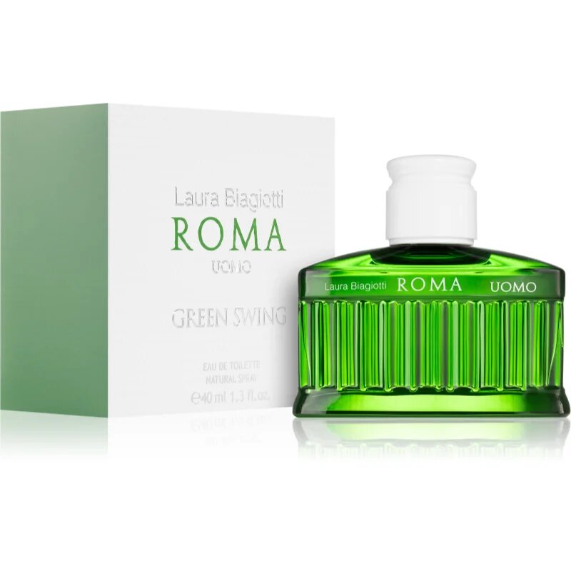 Laura Biagiotti Roma Uomo Green Swing toaletní voda pro muže 40 ml